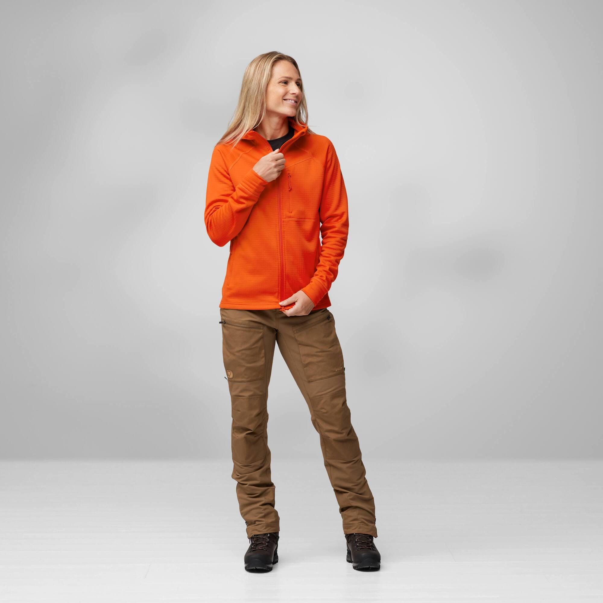 Polar Mujer Fjällräven Abisko Grid Hoddy