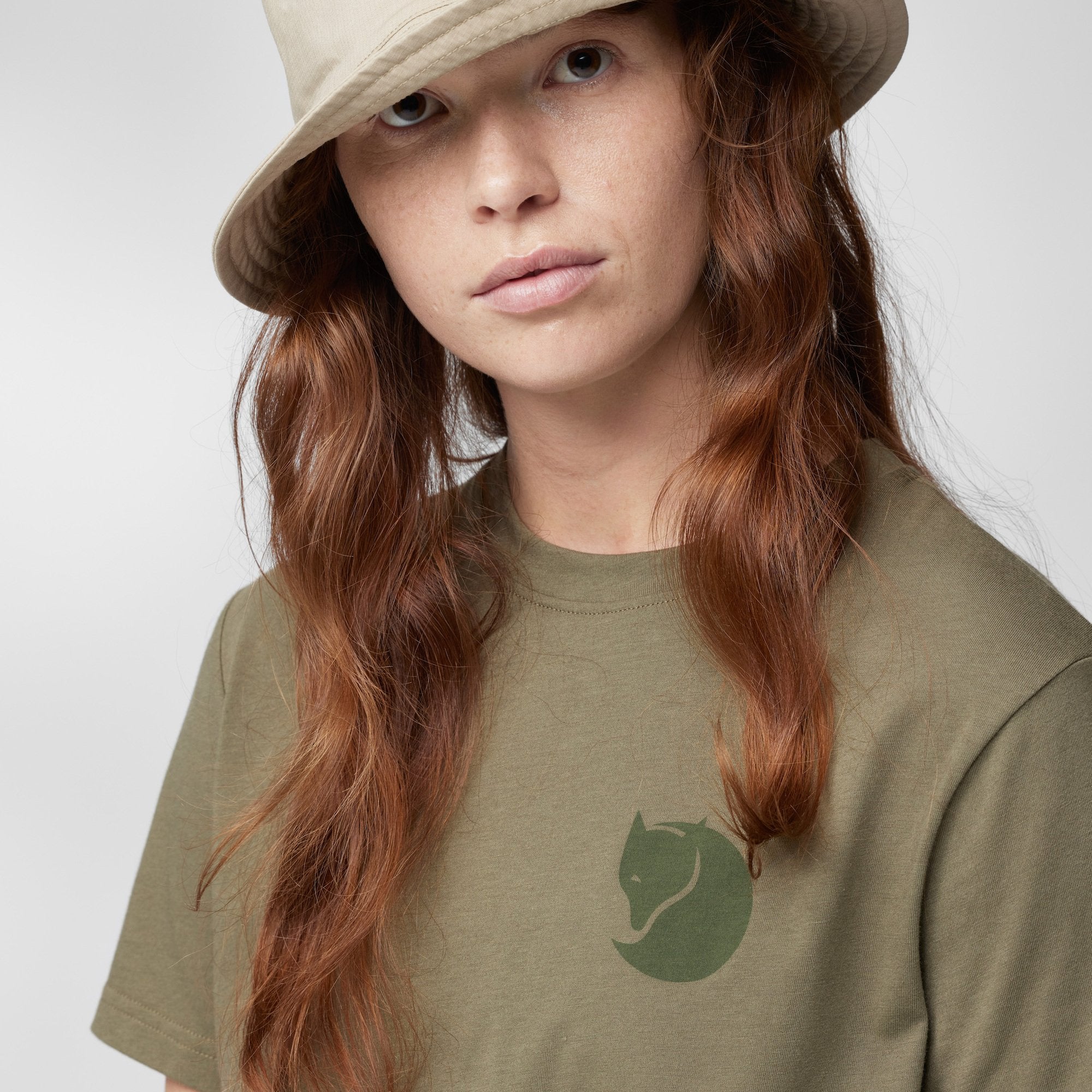 Polera Mujer Fjällräven Logo Fox Boxy